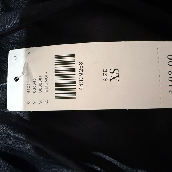 Anthropologie Sanctuary Black Satin Jogger Pants NWT XS - Picture 6 of 6